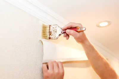 Pose de papier peint à Alligny-Cosne — revêtements muraux et toiles de verre